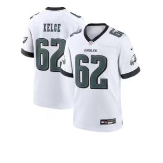Jason Kelce, Philadelphia Eagles Nike Vapor F.U.S.E. Limited Jersey - White